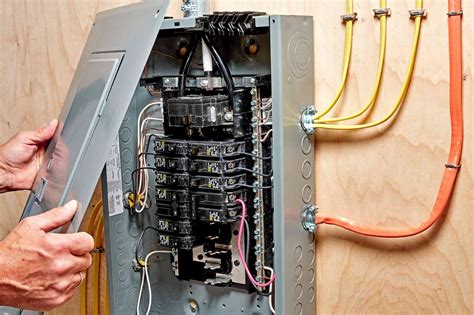 how to install an electrical breaker box|replacing circuit breaker box.